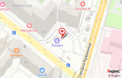 Лукойл-Уралнефтепродукт на Бакалинской улице на карте