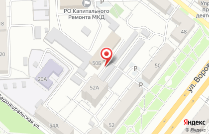 Инжиниринговый центр Евросервис на Воровского на карте