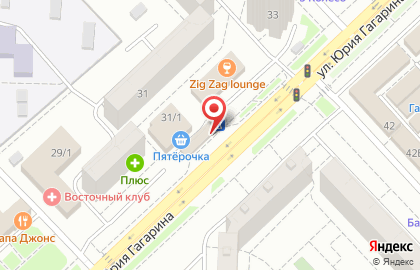 Магазин ЛЕВША в Октябрьском районе на карте