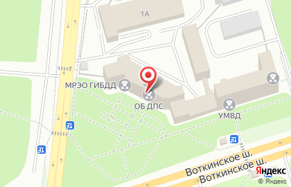 Управление ГИБДД МВД по Удмуртской Республике на карте