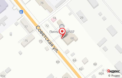 Парикмахерская Любава на Советской улице на карте