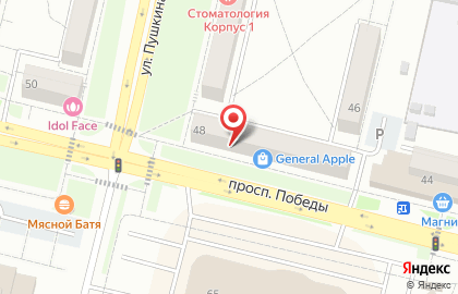 Медицинская компания Инвитро на проспекте Победы на карте