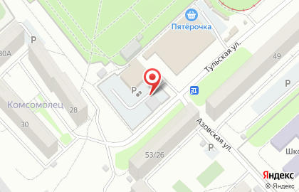 Автостоянка Восхождение в Заводском районе на карте