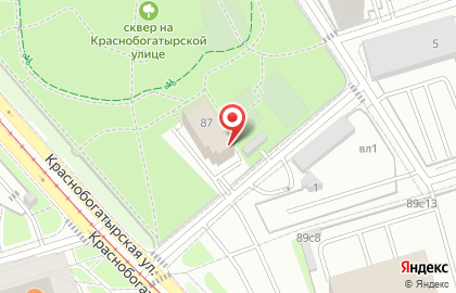 Спортивный клуб International Gym на Краснобогатырской улице на карте