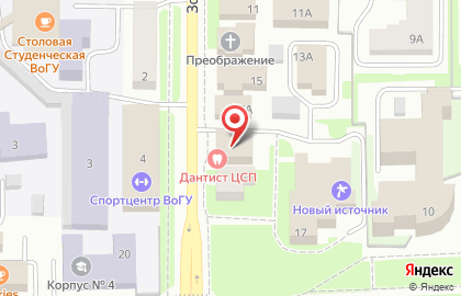 Стоматология Дантист на Зосимовской улице на карте