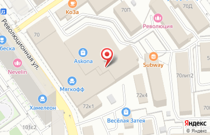Фабрика мебели Lart на Революционной улице на карте