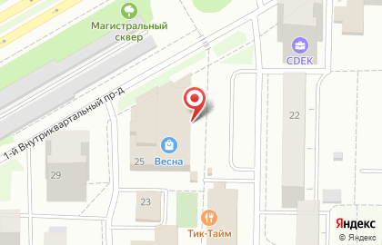Супермаркет Перекресток на бульваре Интернационалистов на карте