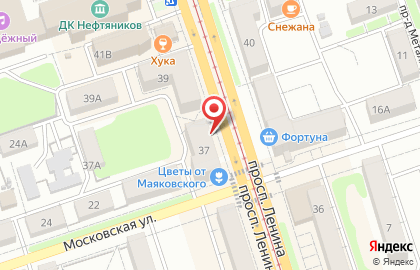 Туристическое агентство Мир Путешествий на проспекте Ленина на карте