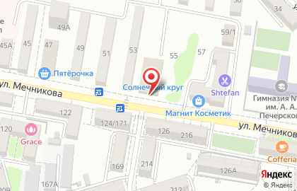 Продуктовый супермаркет Солнечный круг в Ростове-на-Дону на карте