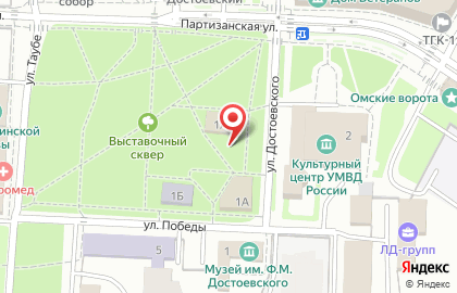 Дикий Дональд на улице Достоевского на карте