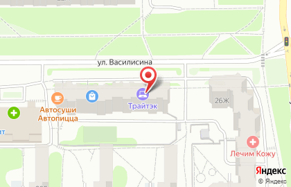 Интернет-провайдер Трайтэк на улице Верхняя Дуброва на карте
