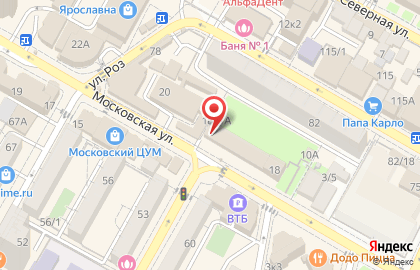 Микрофинансовая компания Деньга в Центральном районе на карте