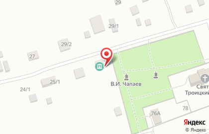 Дом-музей 25-й Чапаевской дивизии, с. Красный Яр на карте