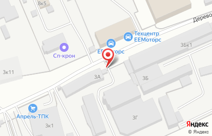 Деревянные дома на Деревообделочной улице на карте
