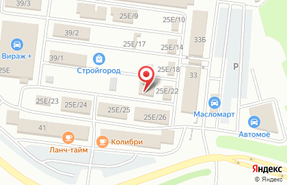 Торговая фирма на улице 70 лет Октября на карте