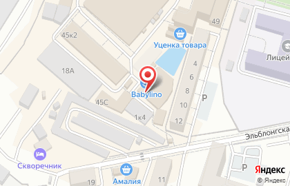 Магазин одежды для дома в Московском районе на карте