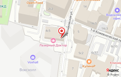Кофейня Кофепорт на Летниковской улице на карте