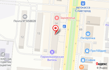Магазин Витязь на улице 3-й микрорайон на карте