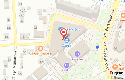 Торговый комплекс Олимп в Ростове-на-Дону на карте