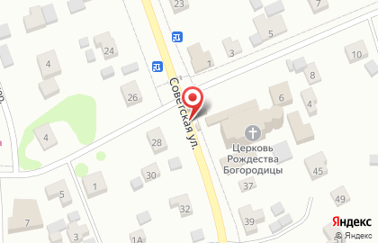 Продуктовый киоск на Советской улице на карте
