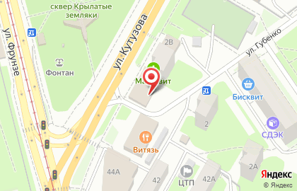 Производственно-торговая компания Клима пласт на улице Кутузова на карте