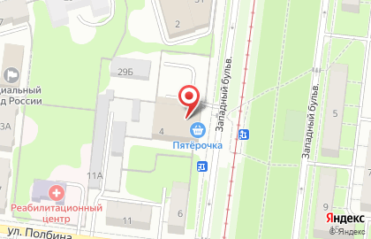 Банкомат Сбербанк во 2-ом Западном на карте