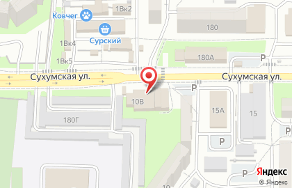 Супермаркет Магнит на улице Терешковой на карте