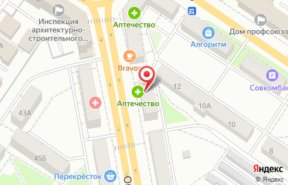 Магазин разливного пива Пивком на Октябрьском проспекте на карте