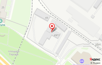 Торговая компания Авалон на проспекте Героев на карте