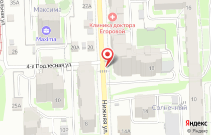 Рекламные стенды в лифтах, ООО ИНГРУП, микрорайон Холмы на Нижней улице на карте