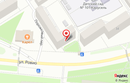 Магазин Миллион роз в Петрозаводске на карте