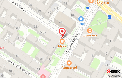 Пекарня Мука на площади Восстания на карте