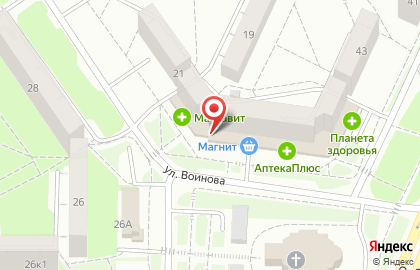 Магазин косметики и бытовой химии Рубль Бум в Саранске на карте