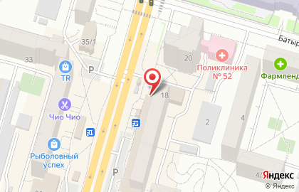 Продовольственный магазин Лукошко+ на улице Степана Кувыкина на карте