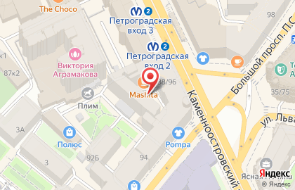 GaGa.ru на Каменноостровском проспекте на карте
