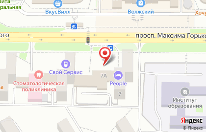 Салам на проспекте Максима Горького на карте
