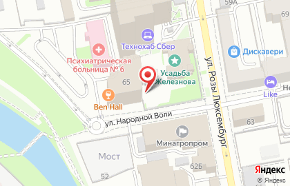 Проектная ПРАКТИКА Урал, ЗАО на карте