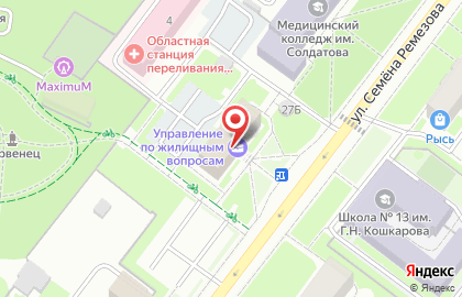 Центр обеспечения деятельности отрасли Образование на карте