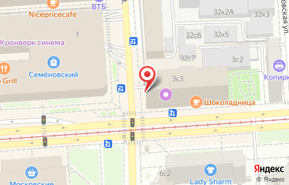 Ногтевая студия Club Nails на Щербаковской улице на карте