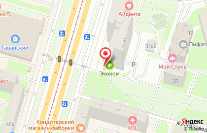 Киоск по ремонту обуви в Василеостровском районе на карте