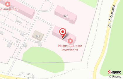 Братская городская больница №5, ОГАУЗ на карте