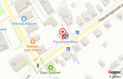 Россельхозбанк в Ростове на карте