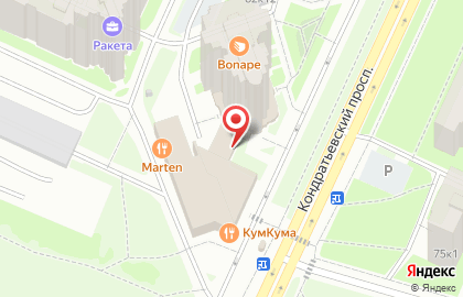 Магазин сантехники Сантех мастер на Кондратьевском проспекте на карте