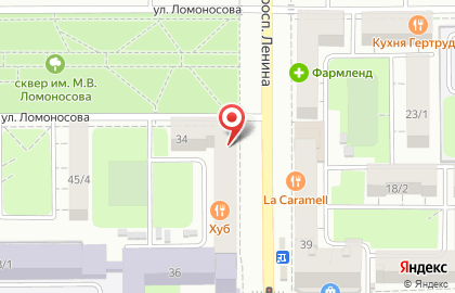 Фирменный магазин Бураночка на проспекте Ленина на карте
