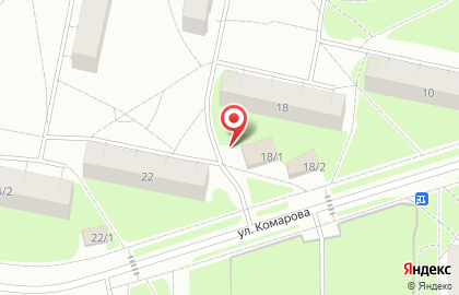 ЗЛАТА на улице Комарова на карте