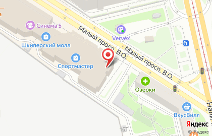 Банкомат СберБанк на Малом проспекте В.О., 88 на карте