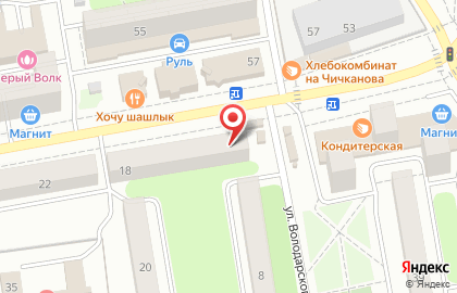 Парикмахерская Престиж на улице Чичканова на карте