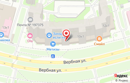 Магазин товаров для праздника Весёлая затея в Приморском районе на карте