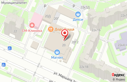 Салон красоты, ИП Смолякова О.А. на карте