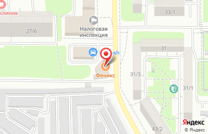 Кафе Феникс на проспекте Гагарина на карте